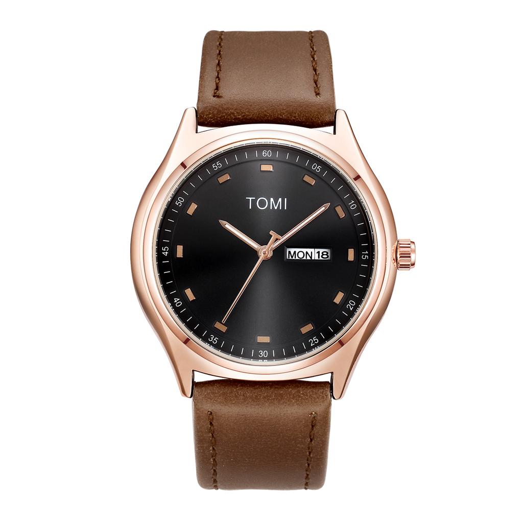 Minimalist Men's Watch Business Casual Men's And Women's Quartz Watch Fashionable And Versatile Calendar Quartz Watch