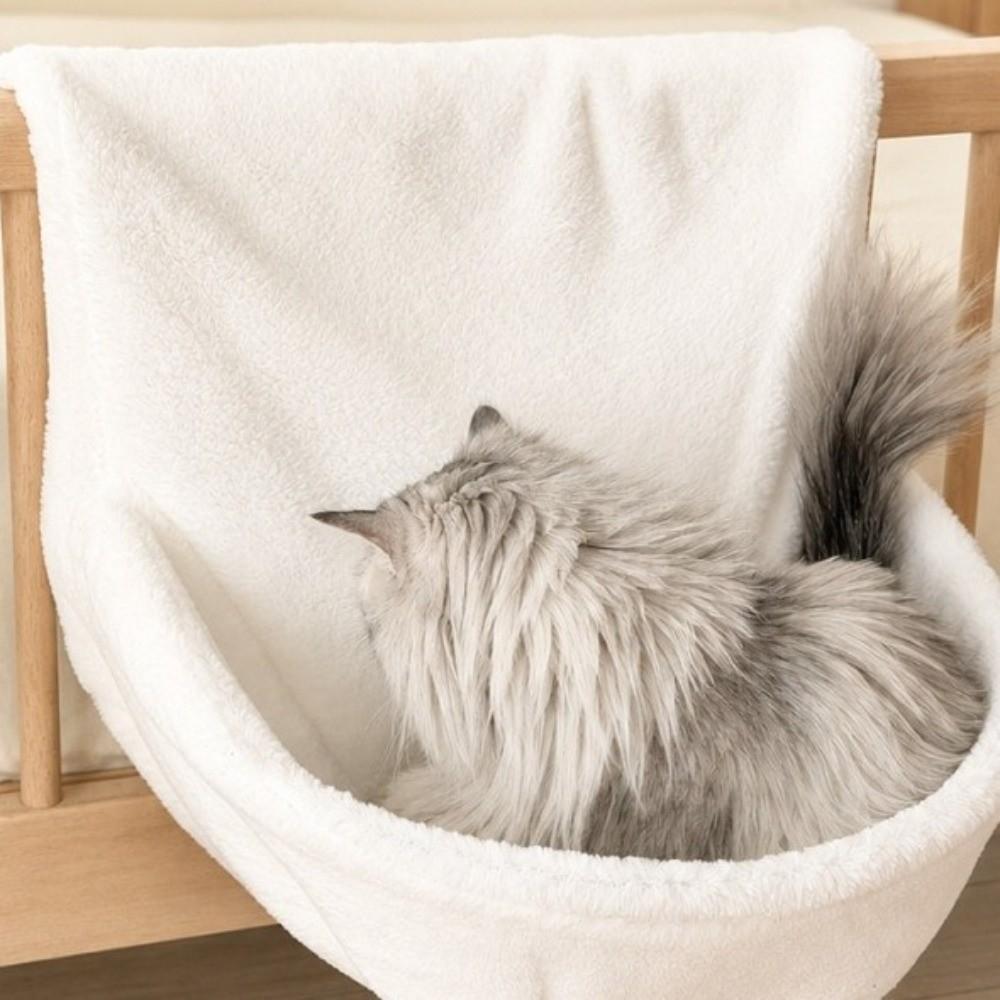Iron Frame Radiator Cat Hammock Semicircle Cat Sleeping Bag Cozy Hanging Cat Bed  Multi-scene Use