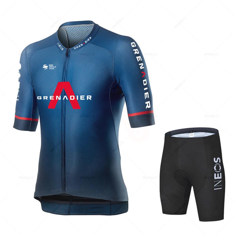 Ineos Grenadier Radtrikot-Set für Herren, atmungsaktiv, schnelltrocknend, 2026