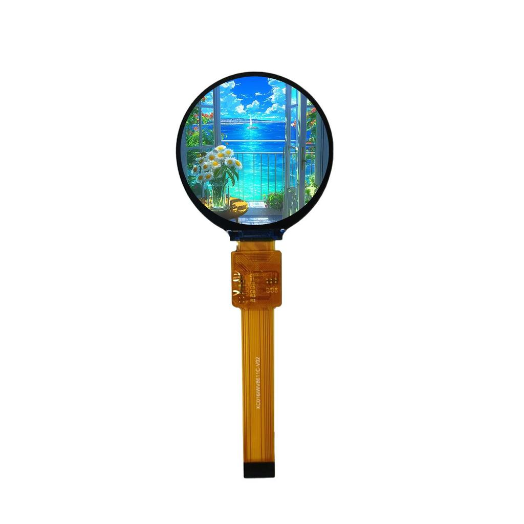 1.6" Round TFT LCD Display 400x400 Smart Home AI Screen