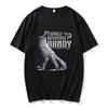 Wednesday Single Handedly Handy T-shirt Fashion Unisex Streetwear Casual Short Sleeve Cotton Tshirt for Male Film Printing Tees