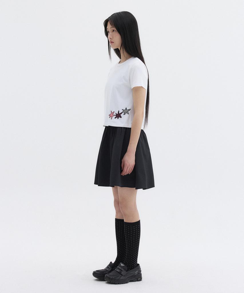 Ohesio Star Patchy T-Shirt, White