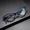 Fashion Women Cat Eye Reading Glasses Men Presbyopic Anti Blue Light Eyewear