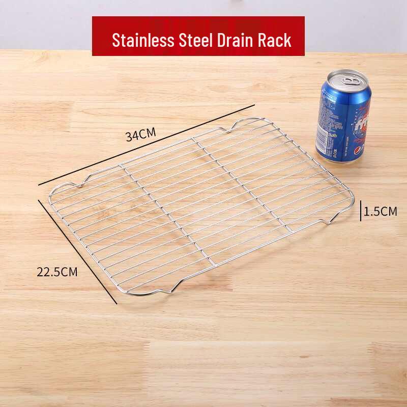 304 Stainless Steel Rectangular Tray for Steamed Fish, Rice, Chee Cheong Fun, and Baking