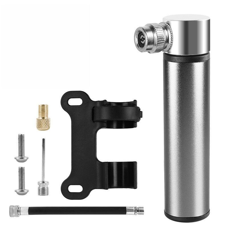 Aluminum Alloy Portable Mini Bike Pump Hand Air Inflator Lightweight Design for Fast Cycling Tire Inflation Outdoors