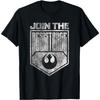 Star Wars Join The Resistance Distressed Center Rebel Badge T-Shirt
