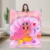 Karol G Album Blanket  Fleece Novelty Breathable Throw Blankets for Bed Sofa Summer