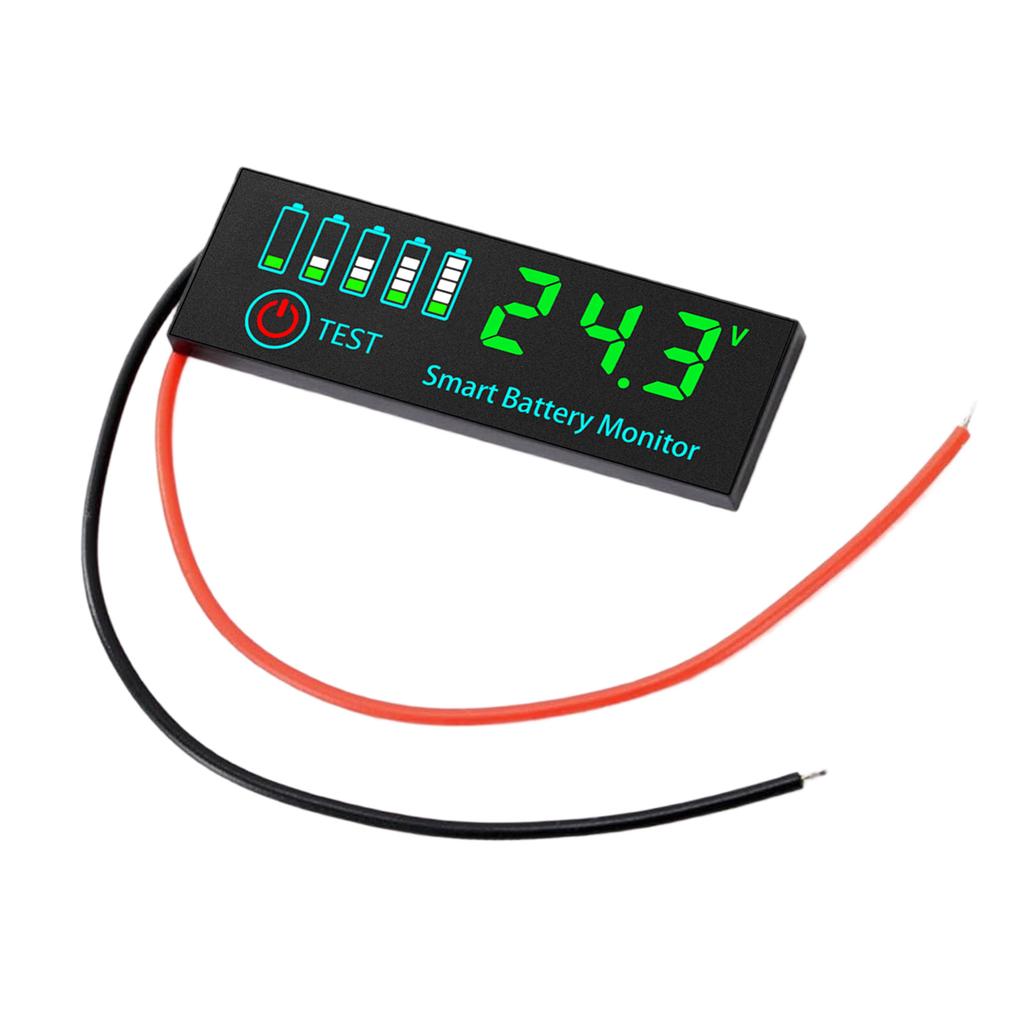 Effizienter 18650 Batteriestandsanzeige Tester LED-Anzeigemodul für 7-55V Elektrofahrzeuge und Solarsysteme
