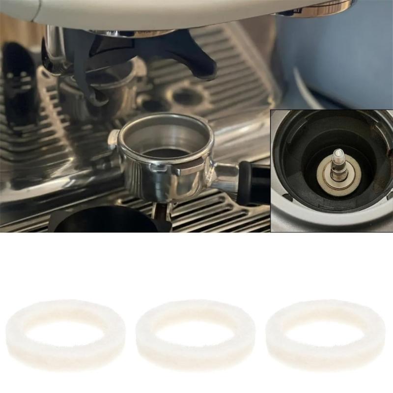 Pack of 5 Multifuntional Wool Felt Seals Suitable for Coffee Appliances Providing Excellent Noise and Vibration Control