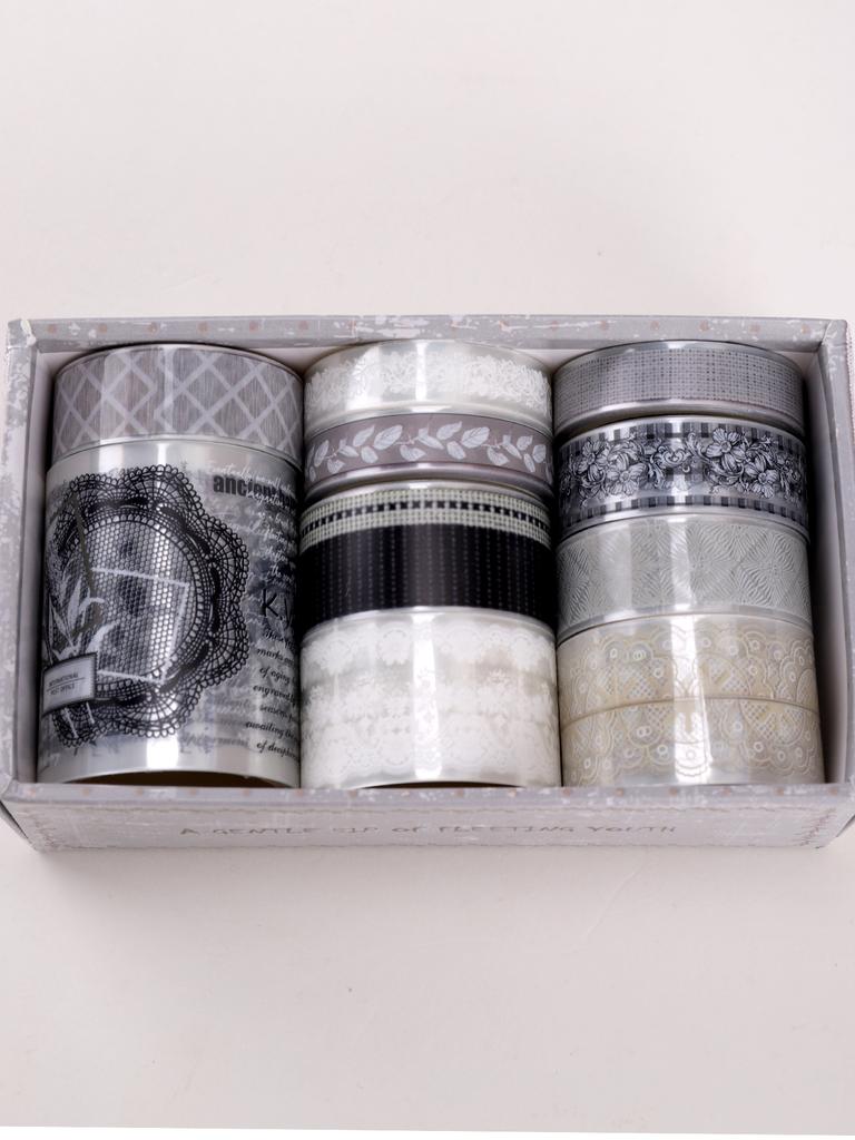 10 Rolls/Box, Of Various Styles Of Washi Tape, Masking Tape For Art Design And Diy Handicrafts, School Supplies, Back-To-School