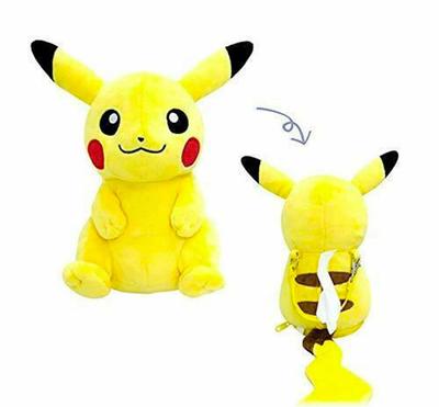 SK Japan Pokemon Pocket Tissue Mascot Pikachu