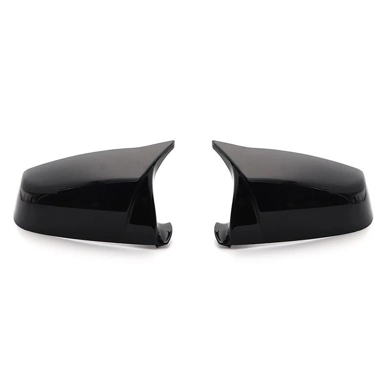 Horn Caps M Style High Quality Black Side Wing Mirror Cap Cover for BMW 5 6 7 Serie F01 F02 F03 F04 F06 F07 F10 F11 F12 F13