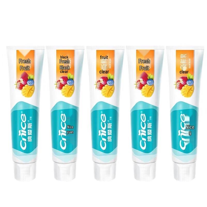 

Nice Fresh Fruit Toothpaste 5-Pack (120g each)