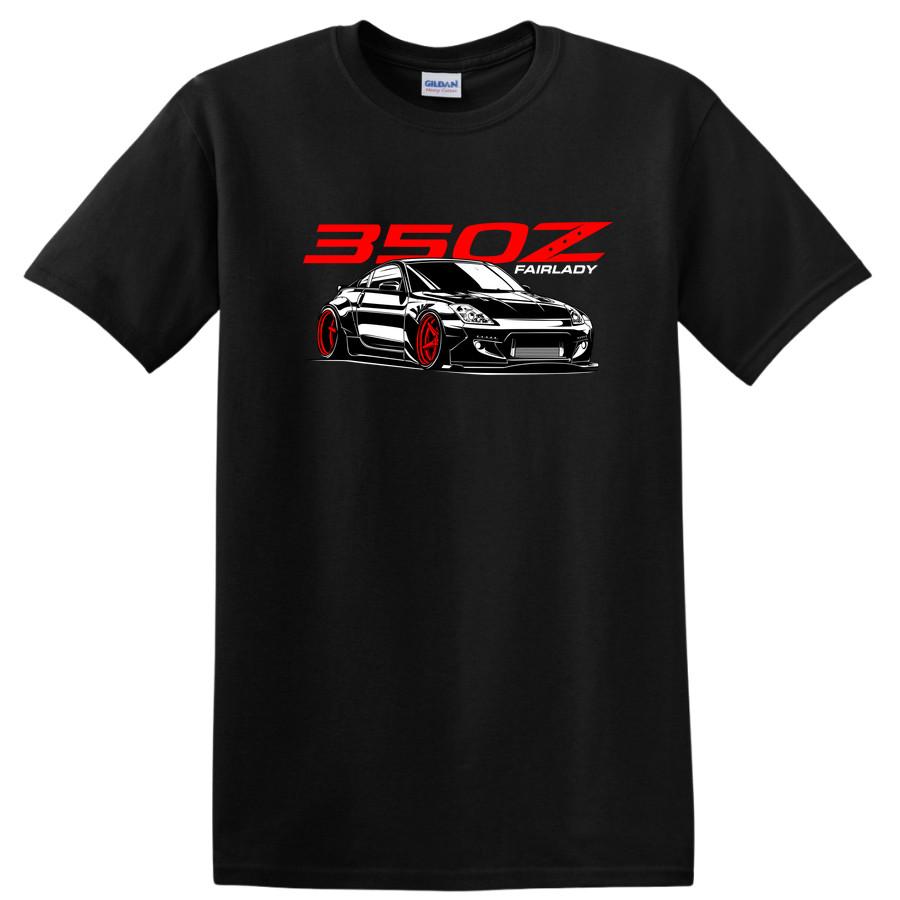 350Z Car Illustration Graphic T Shirt for Car Enthusiasts Cool Tee Gift 2XL