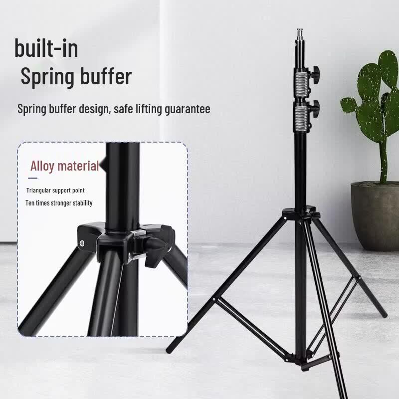 Fotografie Hintergrundständer-Set mit weißem Chroma-Key-Stoff