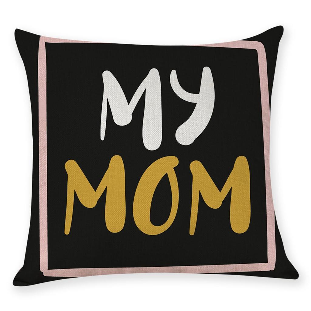 Mother's Day Linen Pillowcase Mother's Day Gift Home Decoration Ornaments