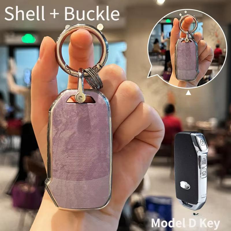Suitable for Kia TPU key cover marble pattern K3 Sportage R K5/K2Seltos KX3 car key full package protection shell
