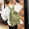 Autumn and Winter New Korean Style Student Outdoor Backpack Simple Fashion Solid Color Unisex Backpack