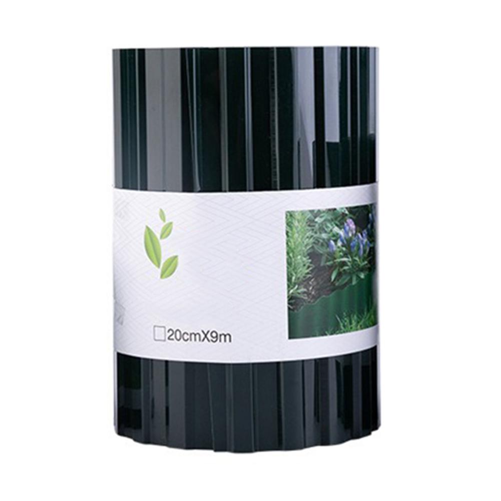1 Pcs 9M Garden Plastic Fence Edging Barrier Plastic Fence Panels Flowerbed Patio Yard Lawn Outdoor Landscape Border