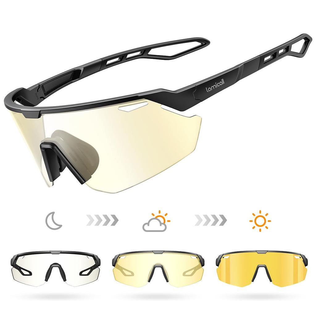 Photochromic Sports Photochromic Ultra Adjustable Nose Pads Ergonomic UV Familiar to the Gold [Lamicall] Sunglasses, Sunglasses, Lenses, Bicycle,