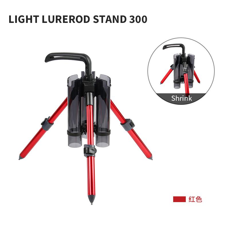 Portable Fishing Rod Tripod Stand Aluminum Alloy Rod Holder Support Bracket Pole Stand Fishing Accessories Outdoor Tools