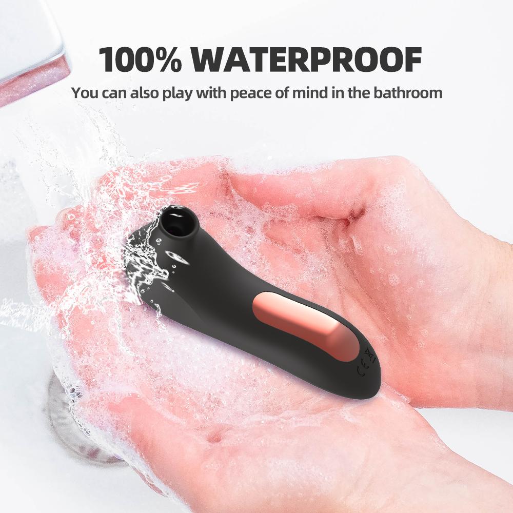 Clitoral Sucking Vibrator Waterproof Soft Powerful Vacuum Nipple Clit Multi-Speed Modes Private Relaxation Travel Portable Adult Intimate Sex Toy