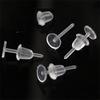Transparent New Jewelry Fashion Earring Back Stoppers Ear Post Nuts Rubber Plug Earring