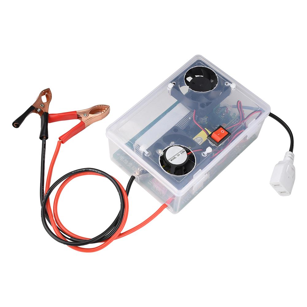 500W High-Power DC-AC Inverter Module DC 12-14.5V To AC 220V Step-Up Transformer with Alligator Clips & Two-Pin Plug