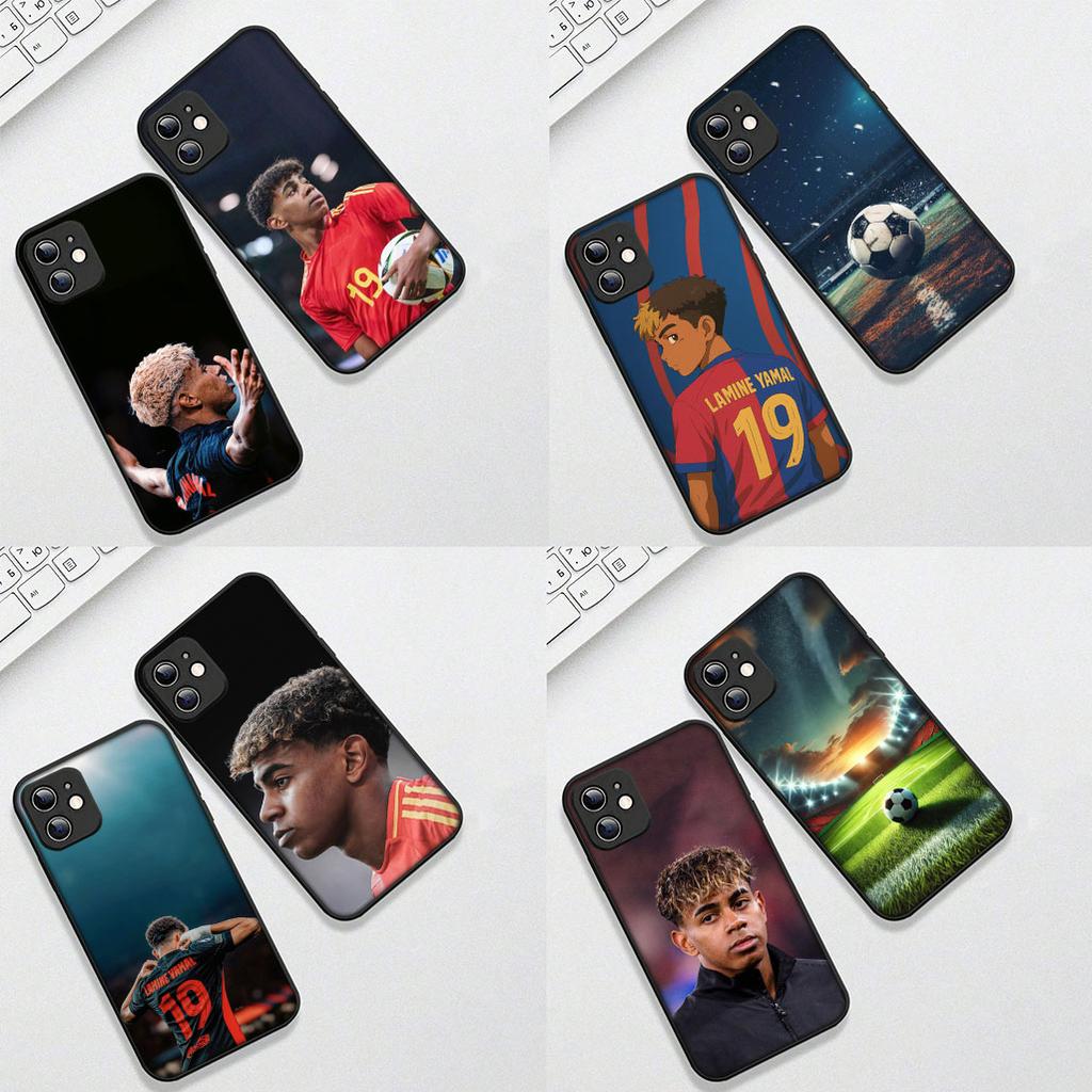 Soccer NO 19 Football Number No19 Phone Case for Apple iPhone 12 13 Pro Max Mini ProMax X XR Air XS 12Pro 13Pro Protective Cover