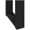 vidaXL Banc de salle à manger NOAIN 180 x 41 x 45 cm Pin massif Noir
