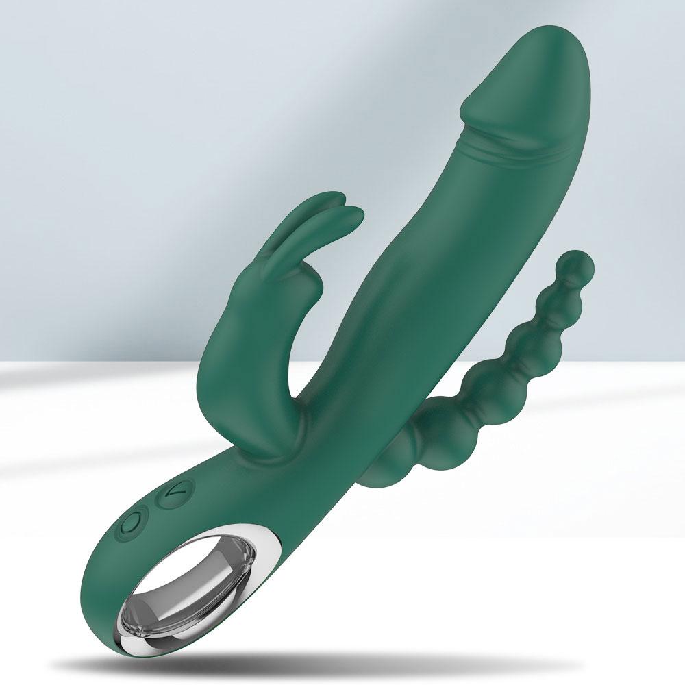 1pc wbijanie Dildo królik wibrator Sex zabawki G Spot wibrator analny dla kobiet 10 trybów wibracji stymulator waginalny masażer