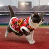 New Chinese Style Floral Cotton Clothes for Small Dogs & Cats - Autumn/Winter Wear