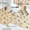 Cute Kitten Kraft Paper Gift Bag for Holidays, Birthdays, and Storage