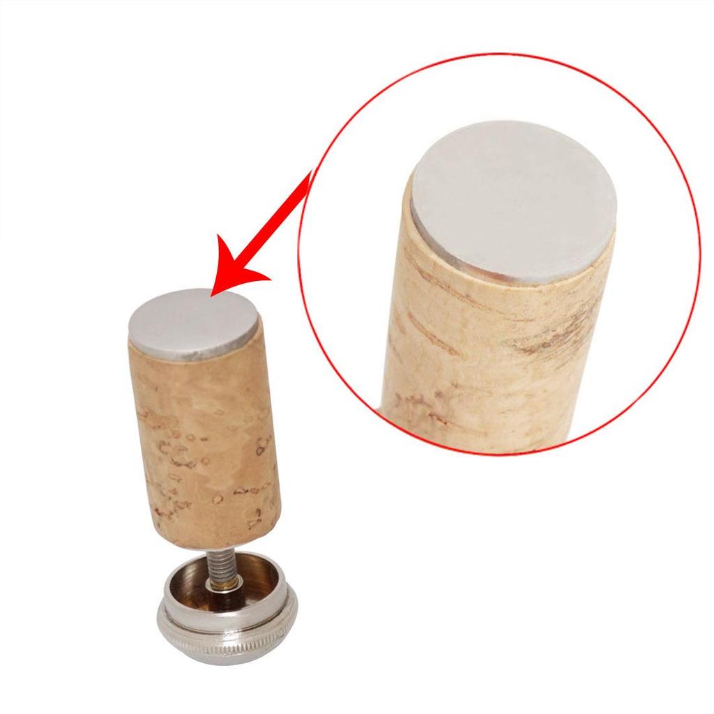 Tappo a vite per bocchino di flauto in ottone argentato di alta qualità