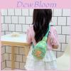 Kids Cartoon Crossbody Sling Bag Lightweight Nylon Pouch For Boys Girls Outdoor Daily Use