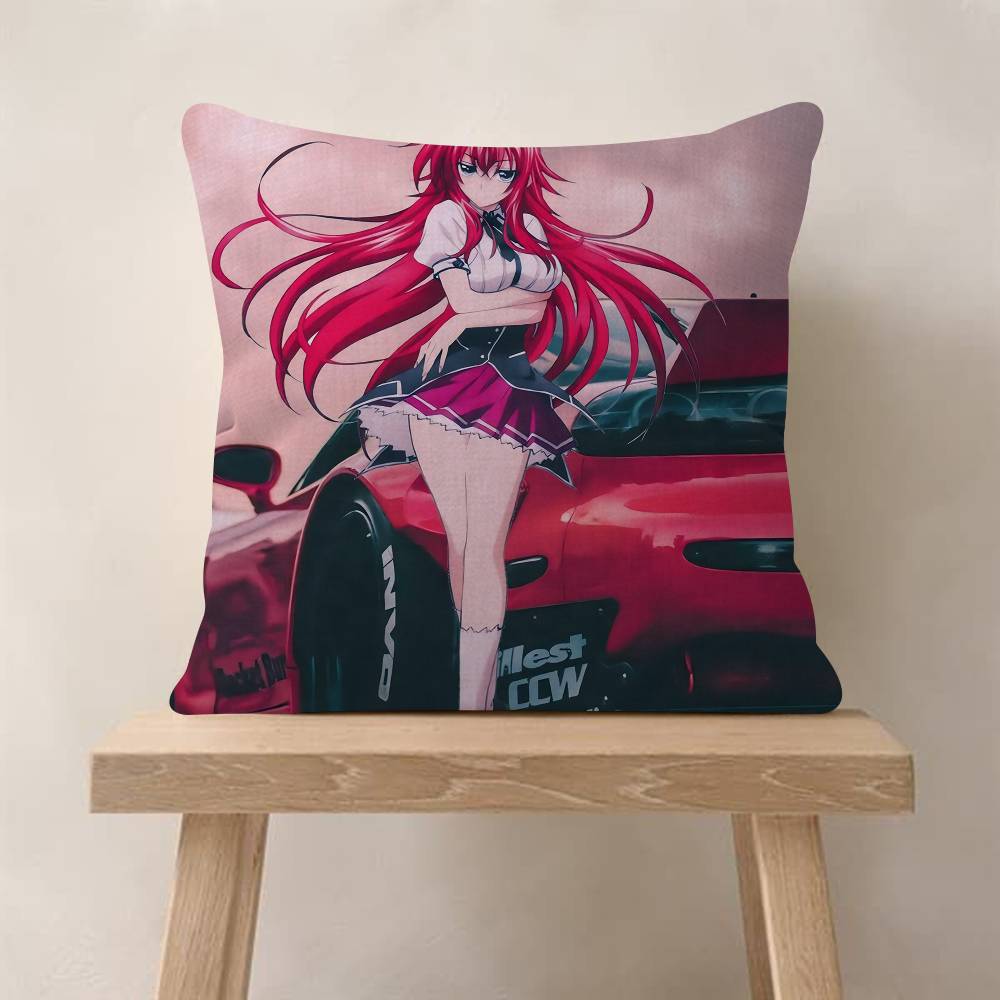 Anime HHigh School DxD Cushion Cover Inches Farmhouse Decor Home Throw Pillow Covers For Couch Decorations