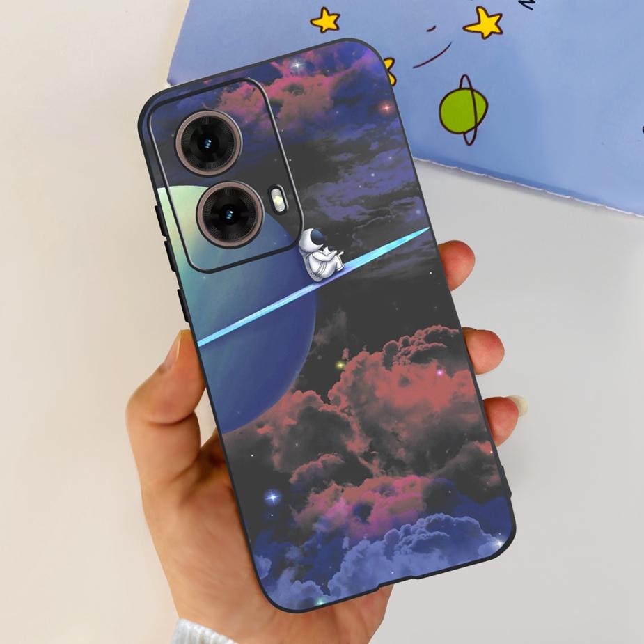 For Motorola Moto G85 Case New Fashion Painted Cover 6.67'' Soft Silicone Phone Case For Moto G85 G 85 MotoG85 Back Cover Bumper