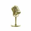 Miniature Simulation Microphone Plastic Dynamic Vocal Microphone  Home Decoration