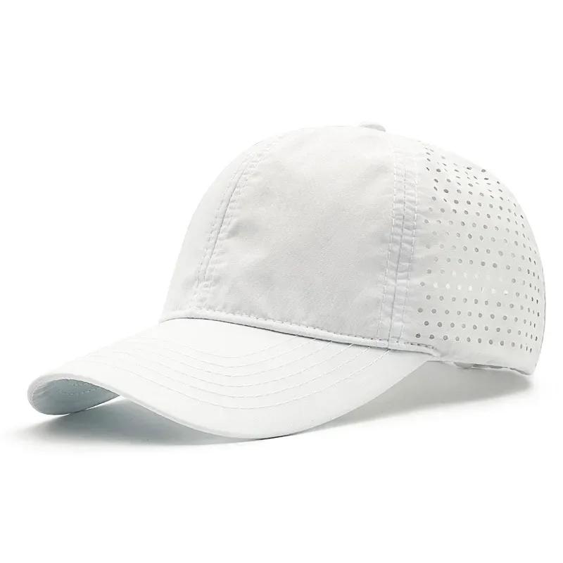 Duży Rozmiar Szybkoschnące Czapki Baseballowe Męskie Outdoor Sportowa Czapka Taty Letnia Oversize Lekka Siatka Oddychająca Snapback Czapka Trucker 65cm