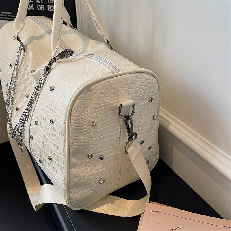 Borsa da Viaggio di Grande Capacità Borsa da Palestra Leggera da Donna Borsa Portatile per Viaggi a Breve Distanza Borsa da Viaggio