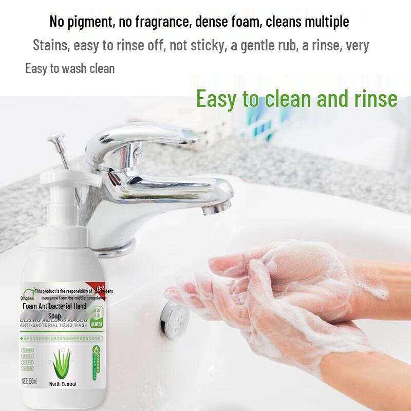 Xidebao Antibacterial Foaming Hand Soap, Moisturizing, 2-Pack