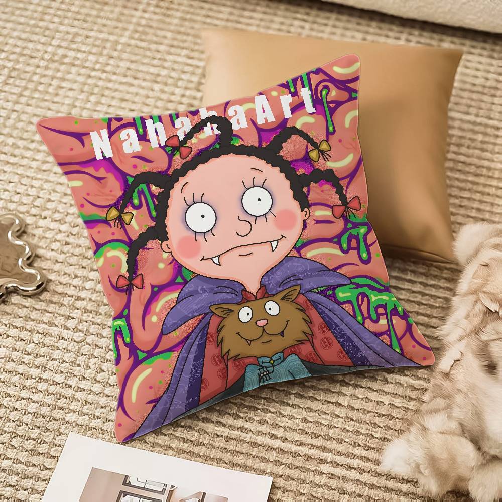 Mona The Vampire Pillow Case Anti-dustmite Invisible Zipper Sofa Bed