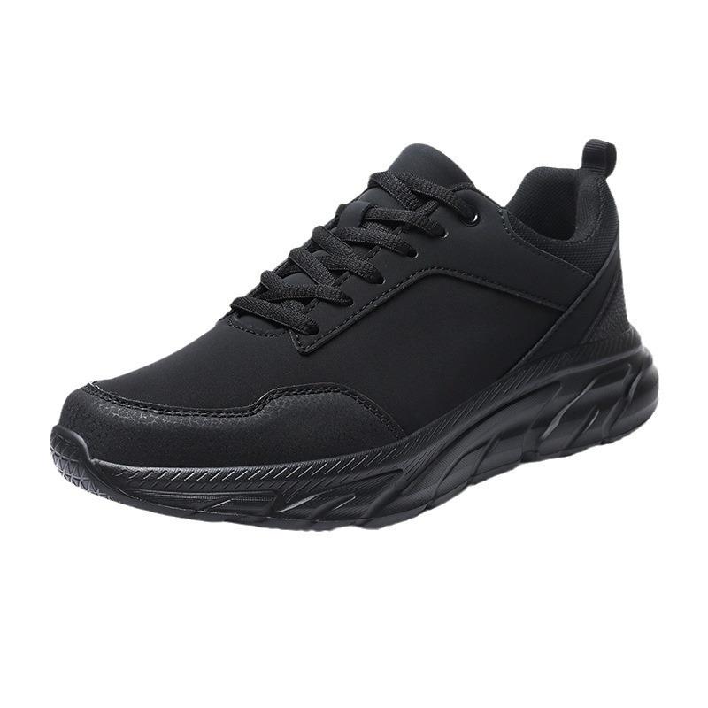 Herrenschuhe neue Leder-Sneaker Arbeitsschutz Freizeitschuhe leichte weichsohlige Laufschuhe Herren