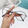 Trends Women Office Anti Blue Light Spectacles Oversized Computer Glasses Square Female Blue Blocking Big Size Eyeglasses Frame