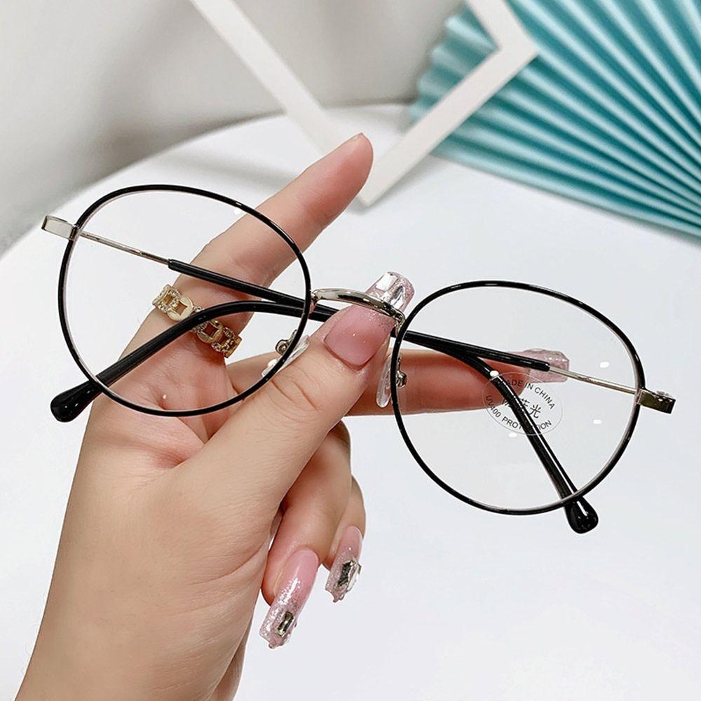 Trends Women Office Anti Blue Light Spectacles Oversized Computer Glasses Square Female Blue Blocking Big Size Eyeglasses Frame