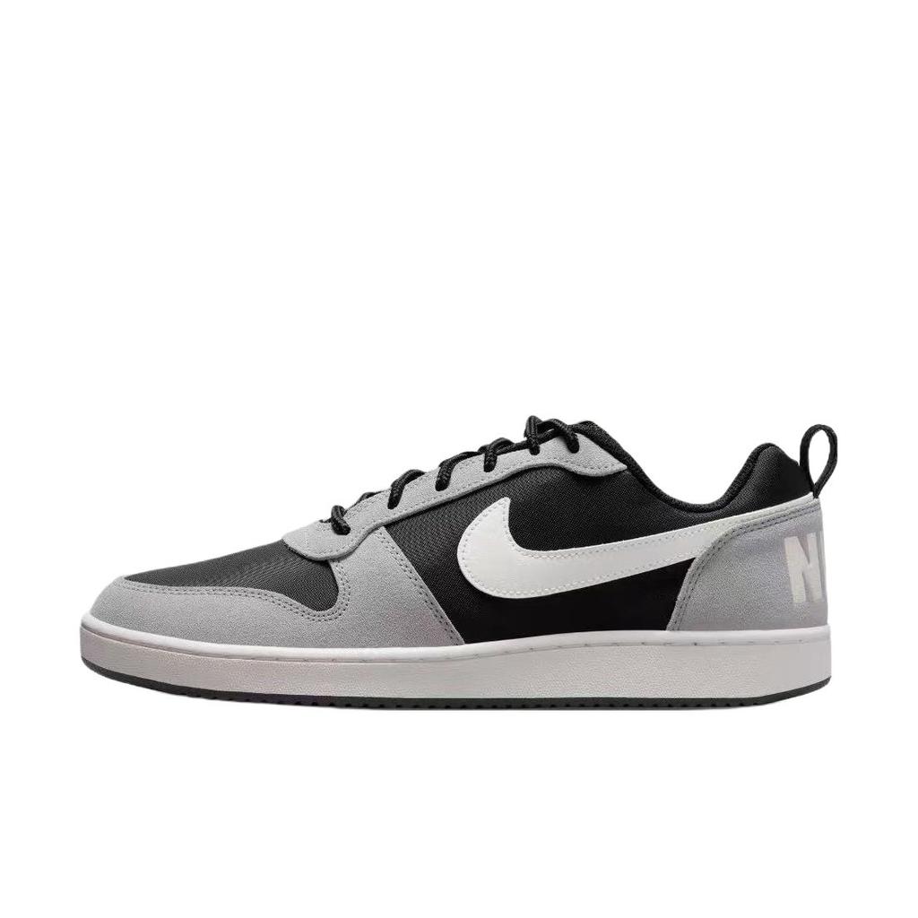 Nike Court Borough Looking Up Starry Sky Leather Abrasion Resistant Low Top Skateboard Shoes Men's Black Blue 844881-005(Team1068-)