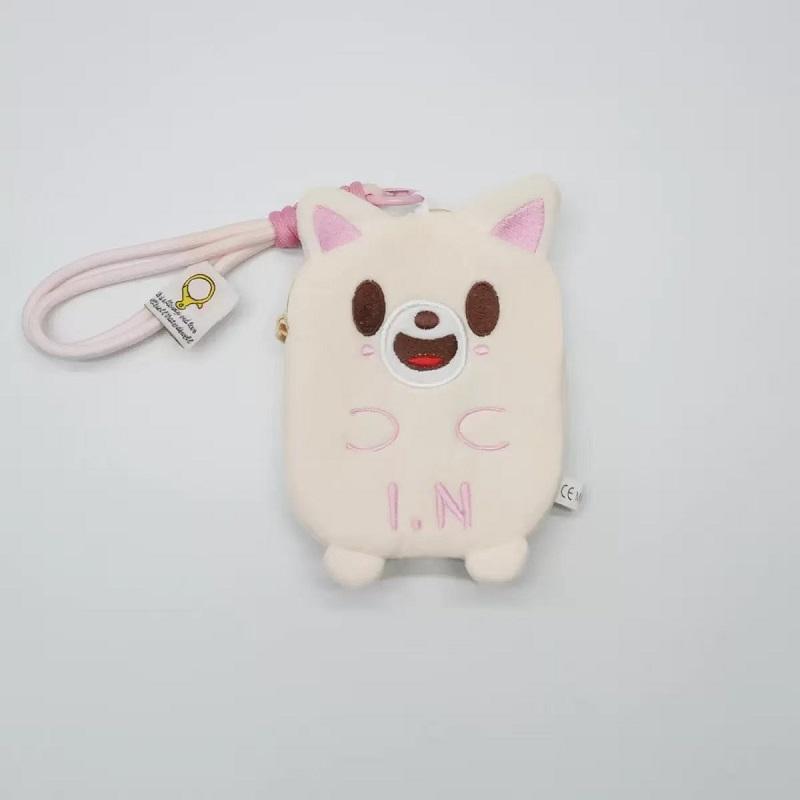 Latest Cartoon Plush Pencil Bag Makeup Bag Portable Cute Wallet Coin Bag Cartoon Bear Star Essential Gift