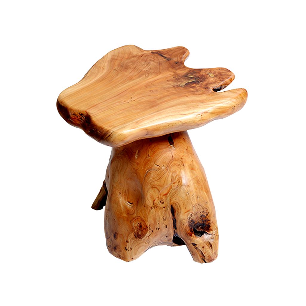 Coffee Table made of Solid Fir, Fir Flower Stand, Solid Wood Footstool, Irregular Shape