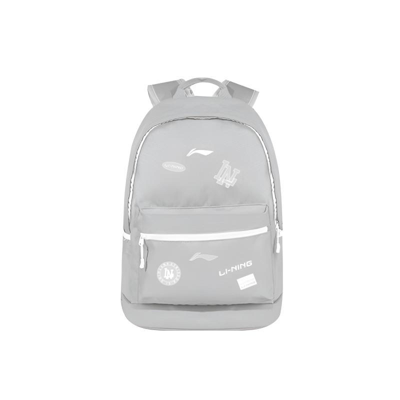 New LiNing Polyester Backpack Unisex Gray ABSQ564-29