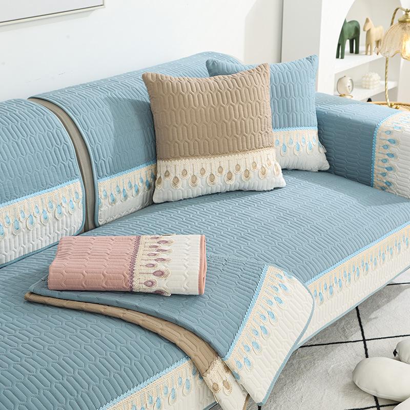 Polštář na pohovku Univerzální Čtyři roční období Protiskluzový Jednoduchý Moderní Polštář Látka Módní Potah na pohovku Univerzální Kryt All-inclusive